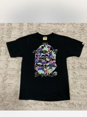 BAPE Black Graphic Logo Tee